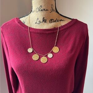 Swarovski Gold and Silver Circle Necklace